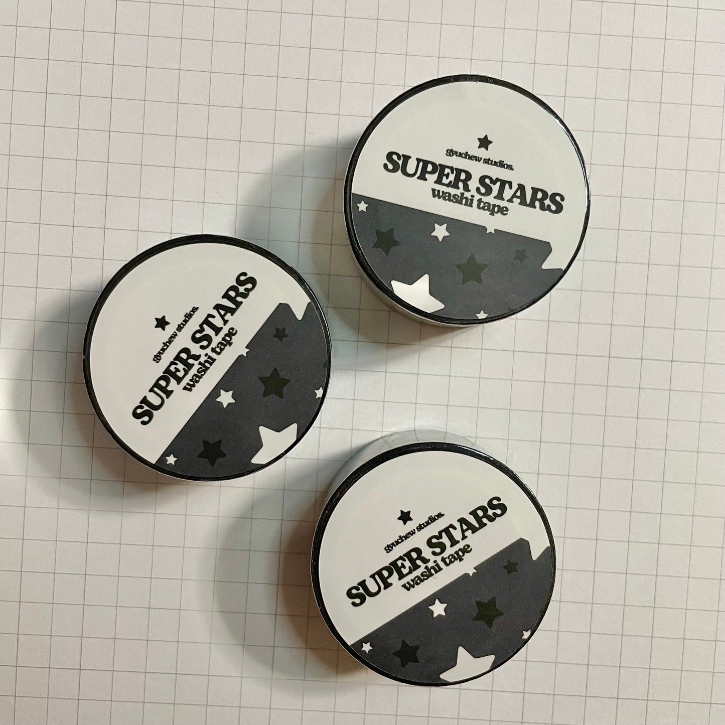 super stars washi tape (b-grade)