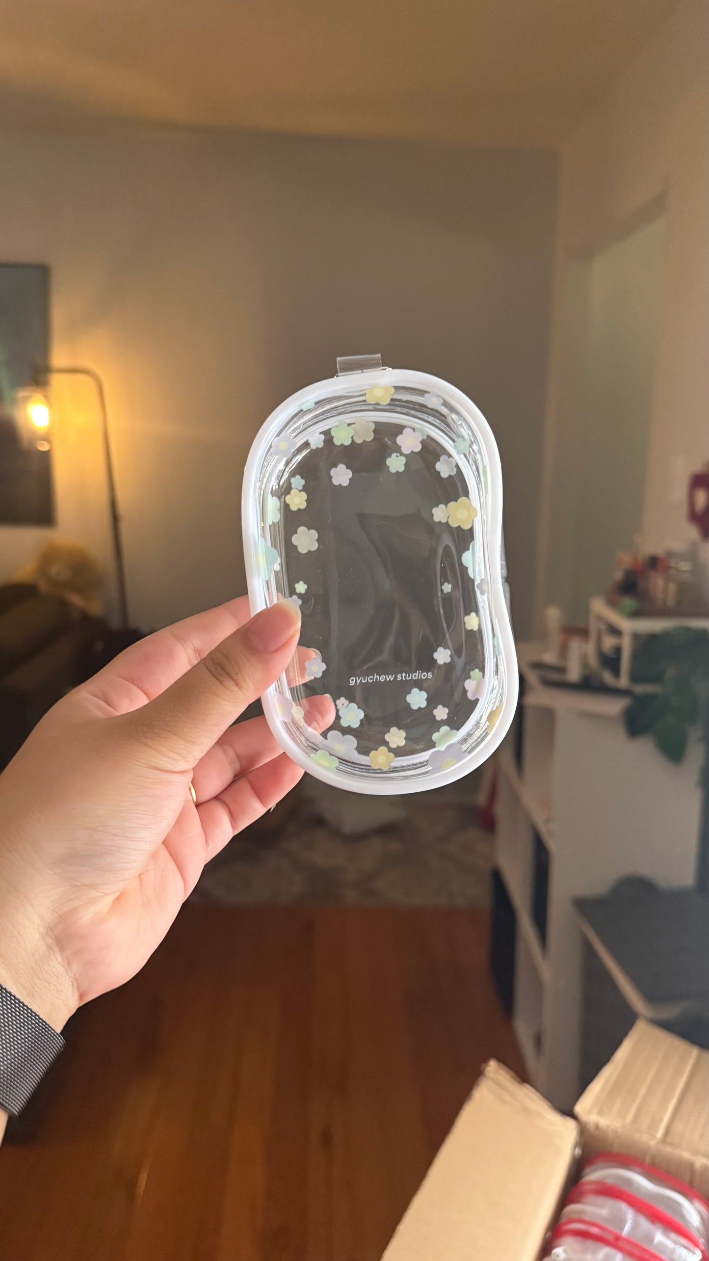 spring flowers pouch