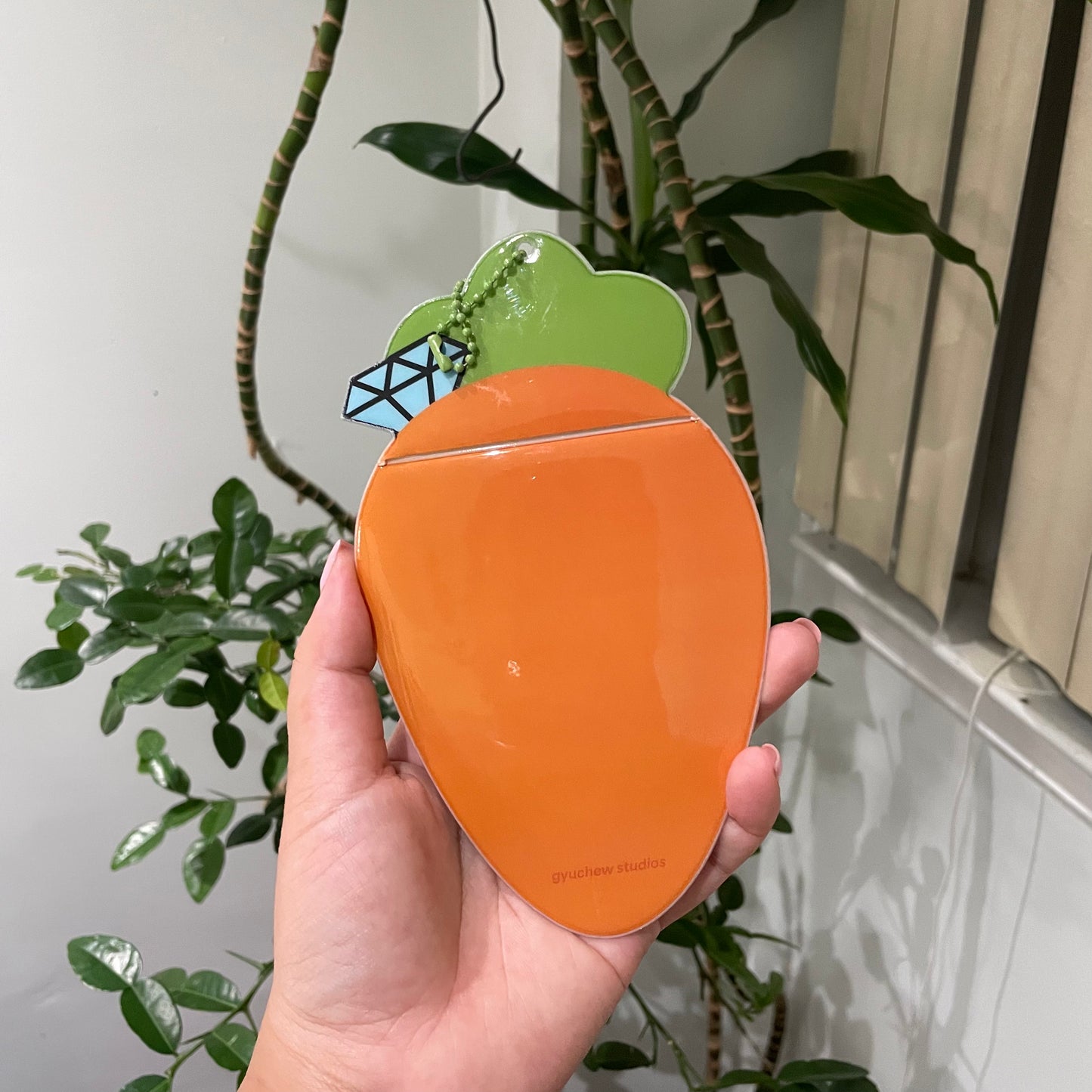 carrot carat pvc photocard holder