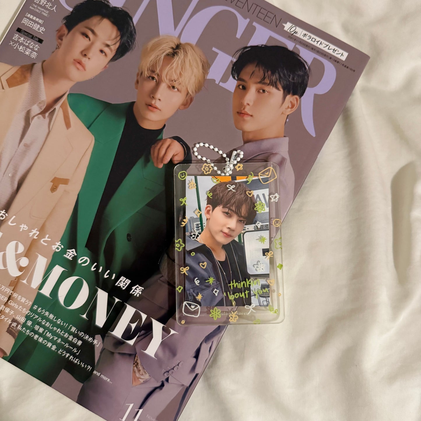 thinkin’ bout you acrylic photocard holder