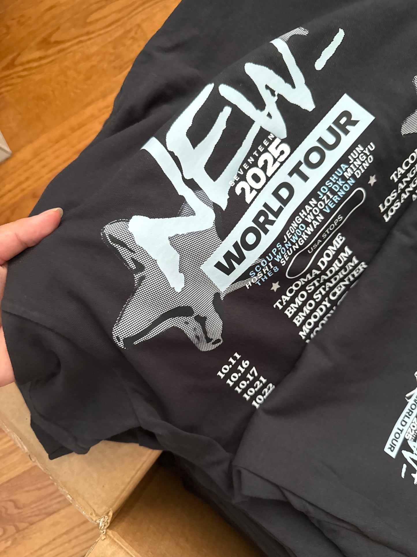 NEW_ 2025 SVT WORLD TOUR T-shirt (B-GRADES ONLY)