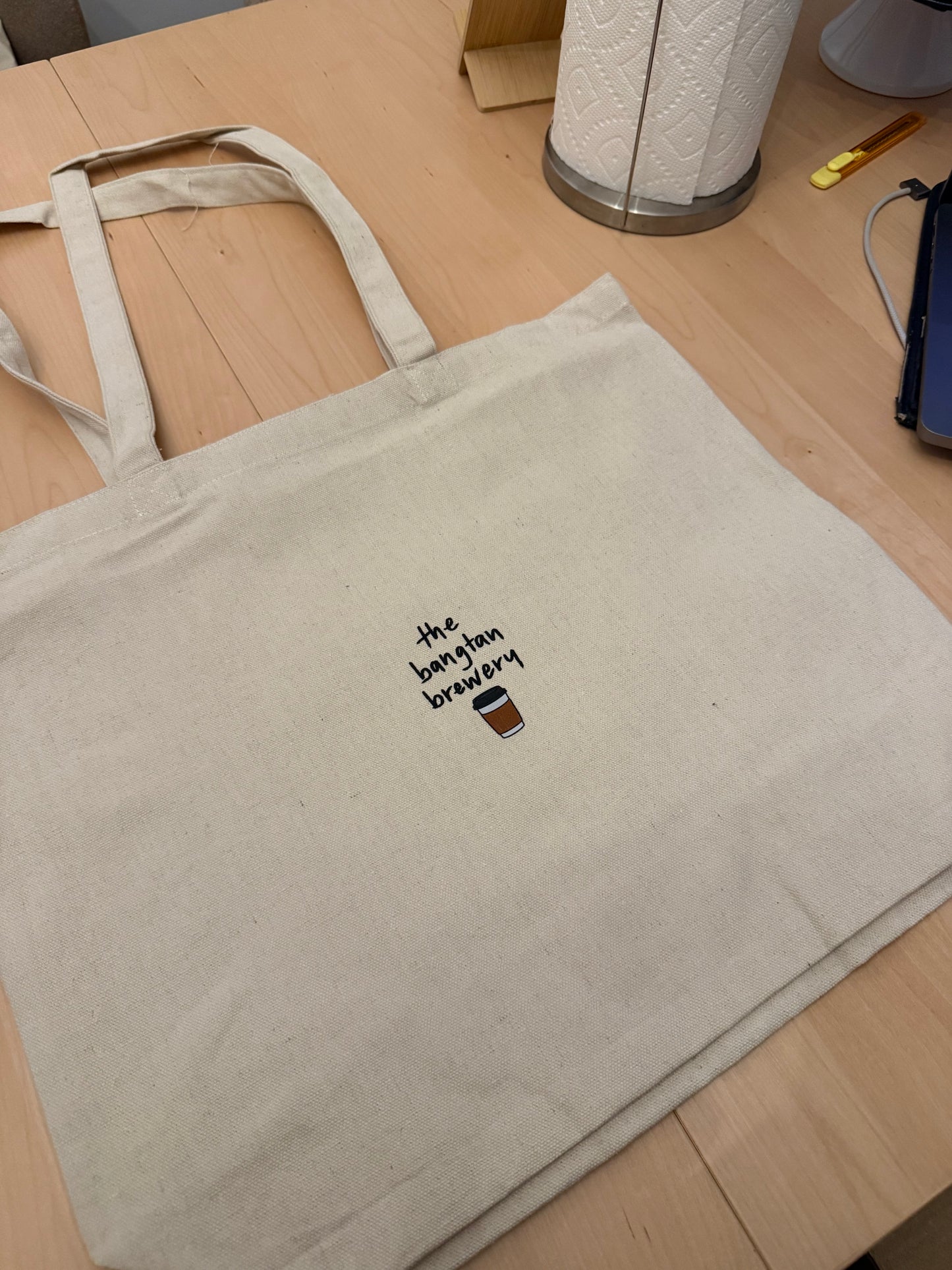 bangtan brewery tote bag