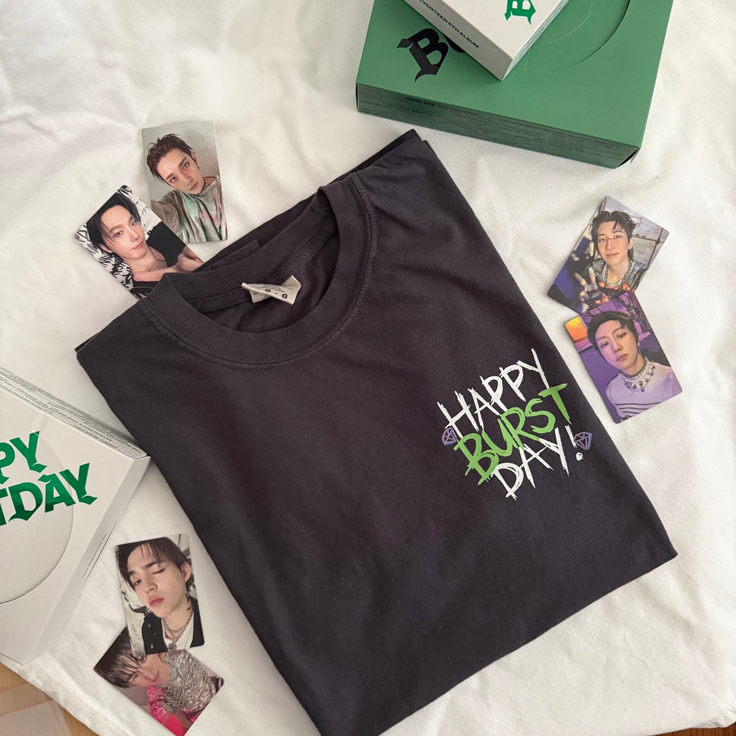 HAPPY BURSTDAY t-shirt