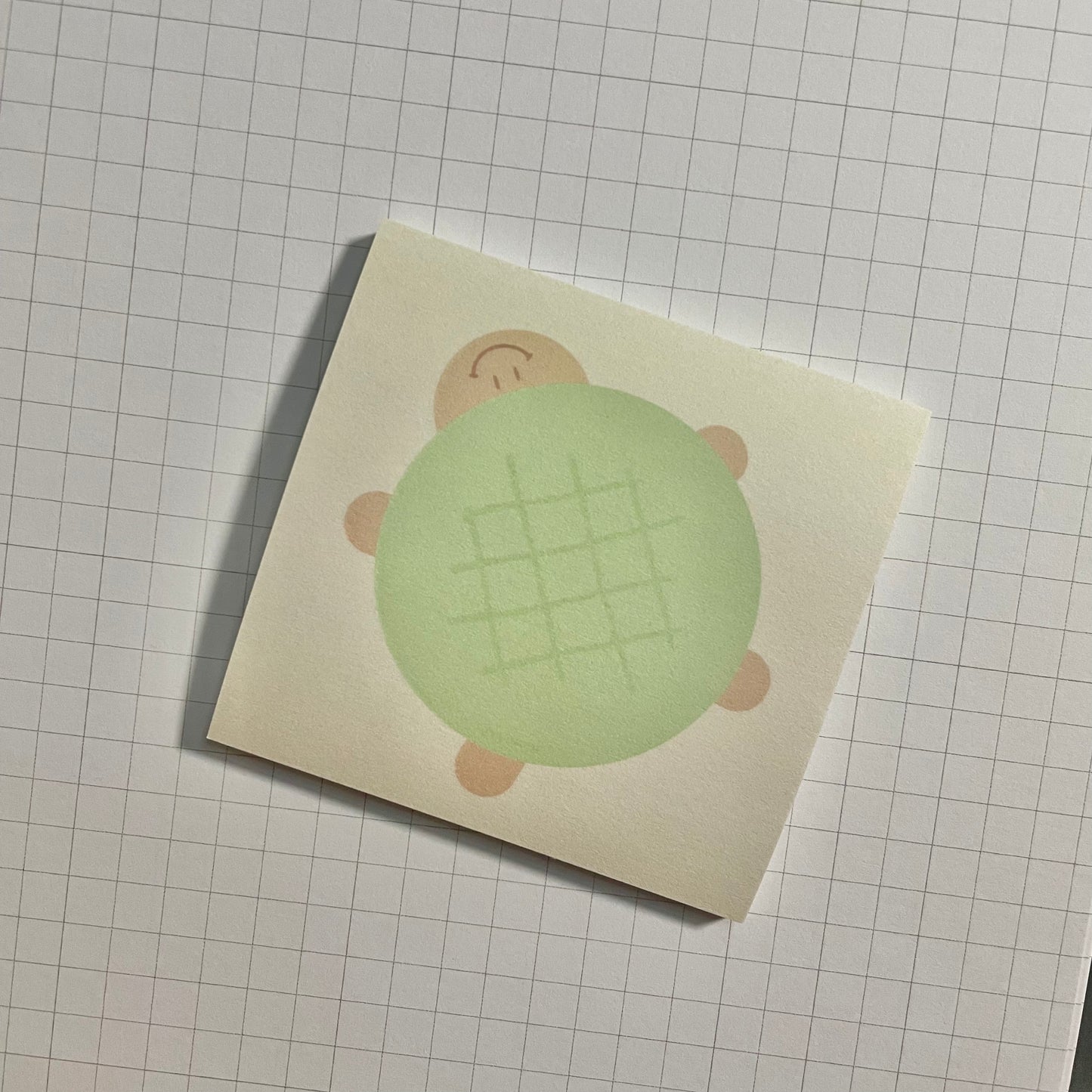 melon bread turtle sticky note