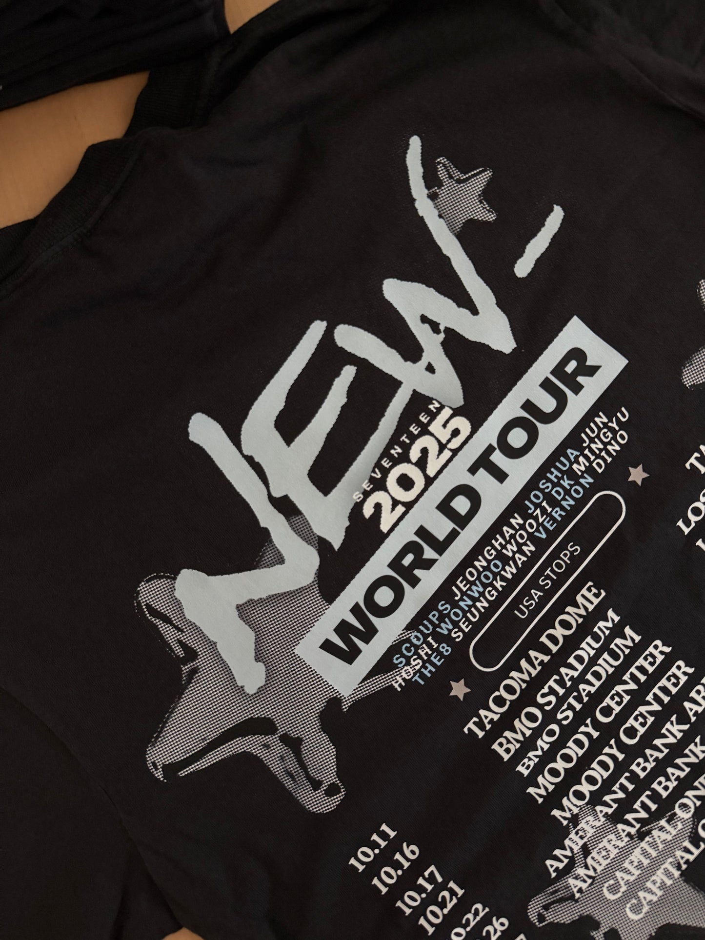NEW_ 2025 SVT WORLD TOUR T-shirt (B-GRADES ONLY)