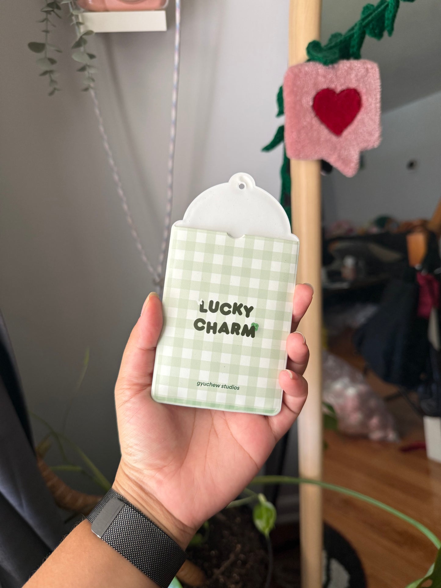 lucky charm pvc photocard holder