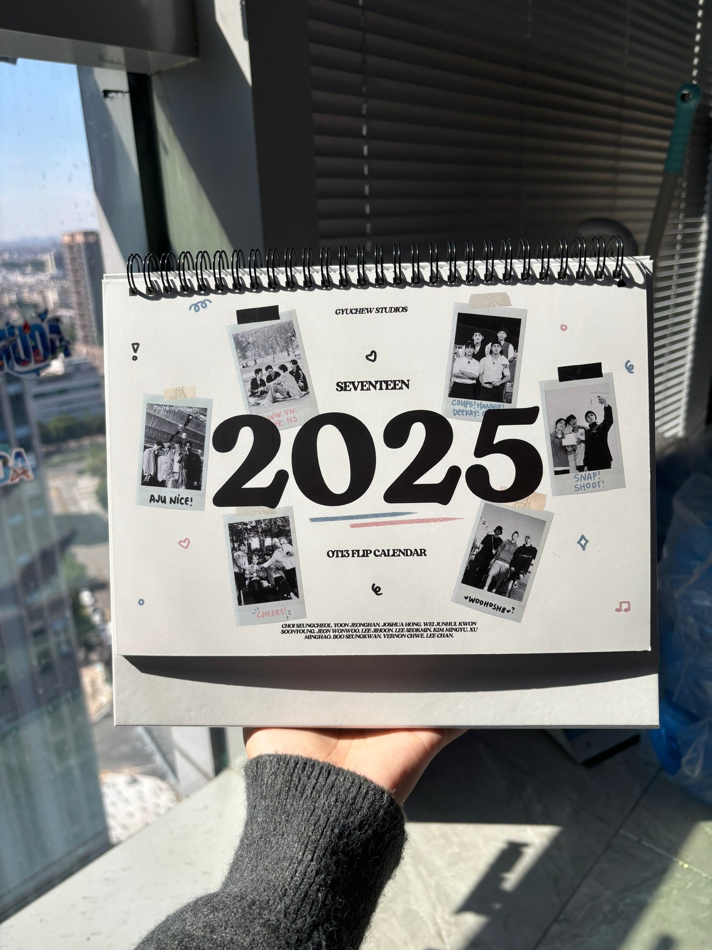 2025 SVT desk flip calendar