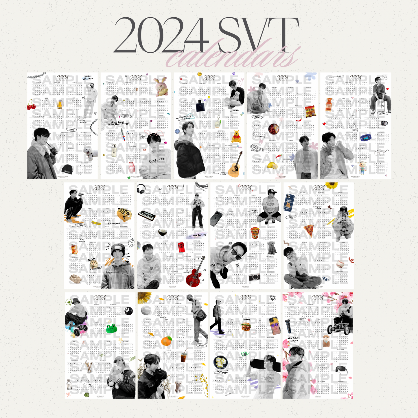 [DIGITAL VERSION] 2024 poster calendar