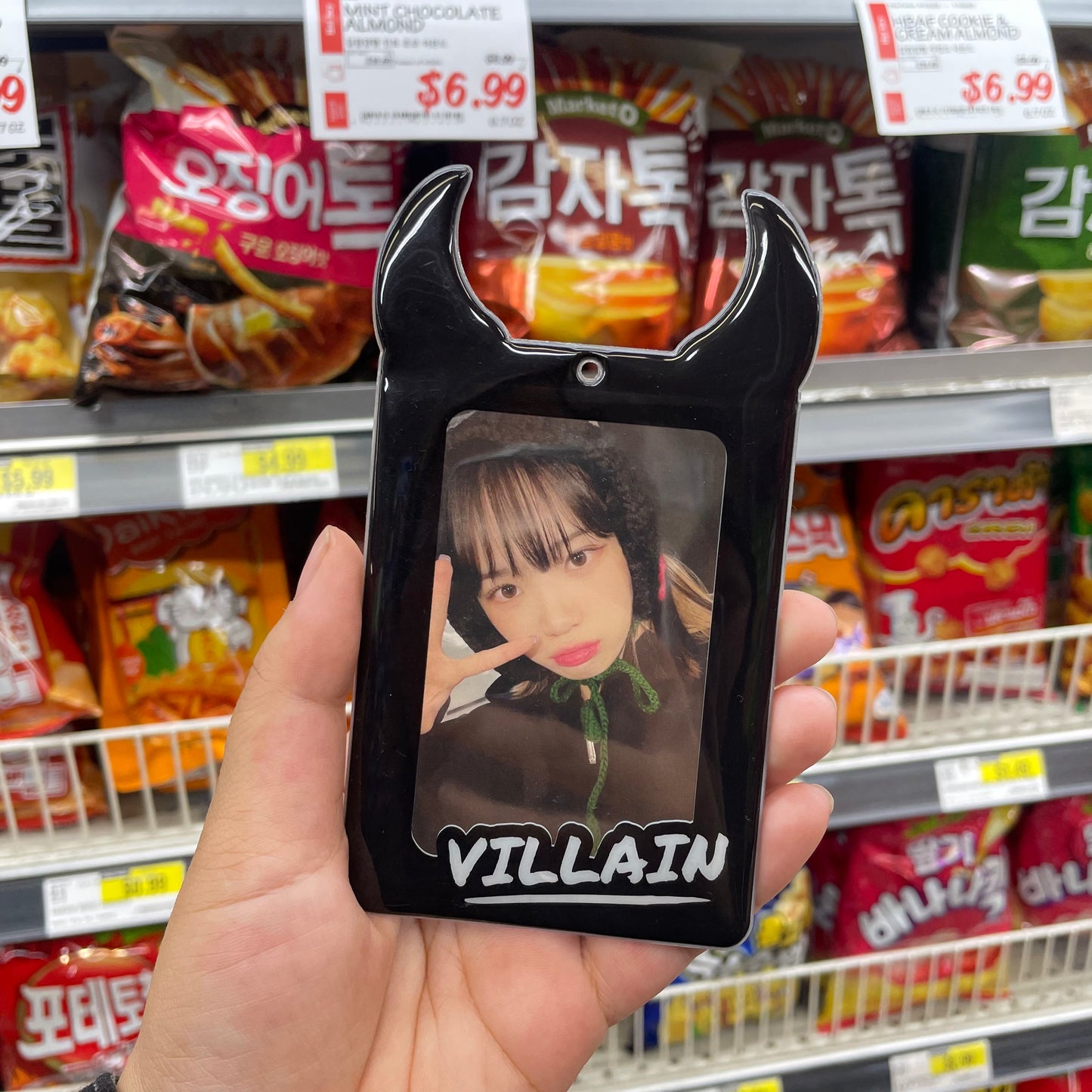 devil / villain pvc photocard holder