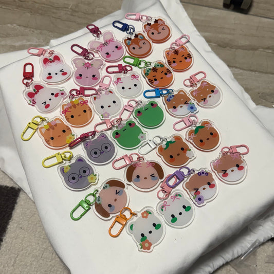 pocketeen (seventeen) keychains