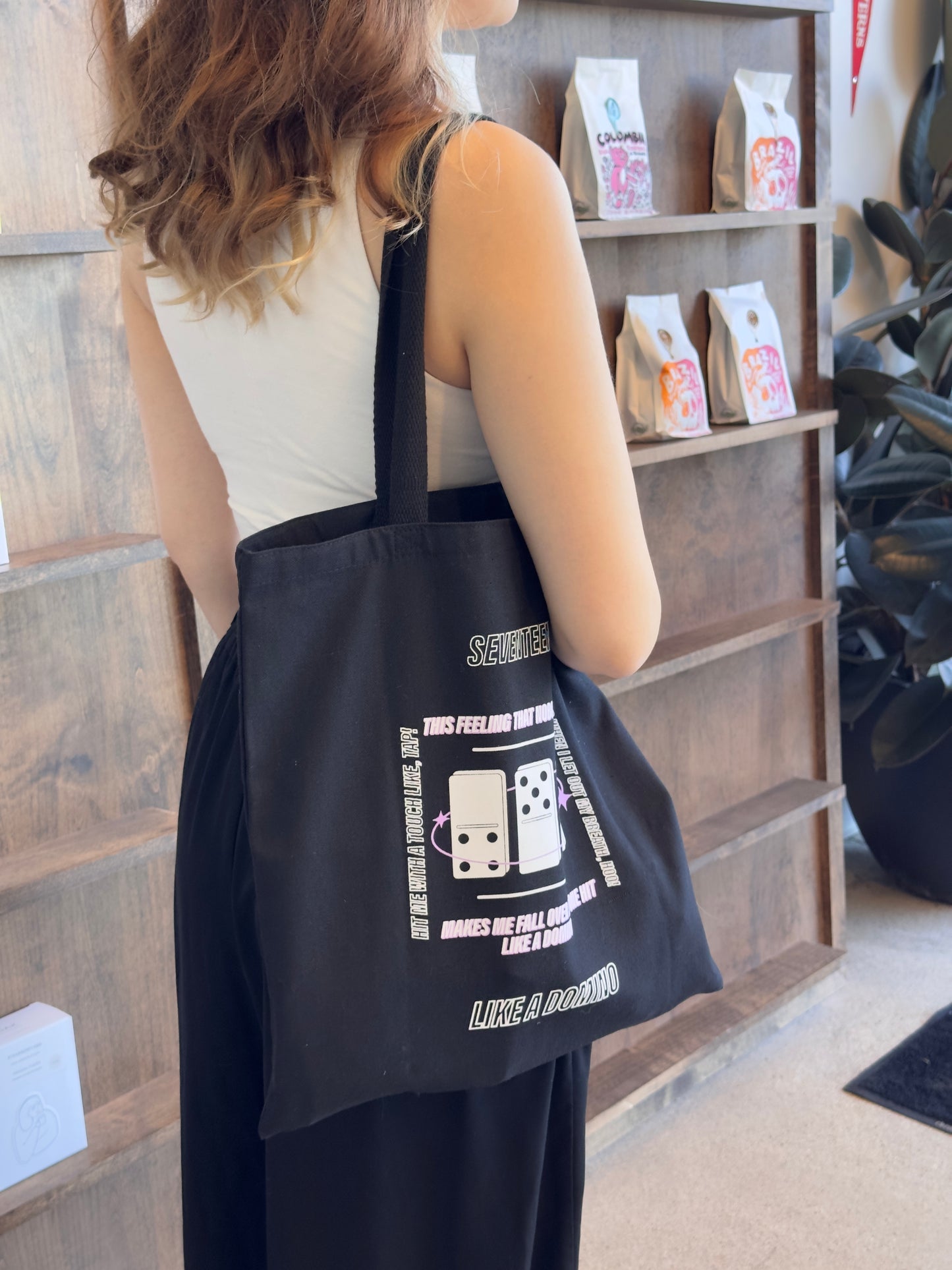 domino tote bag