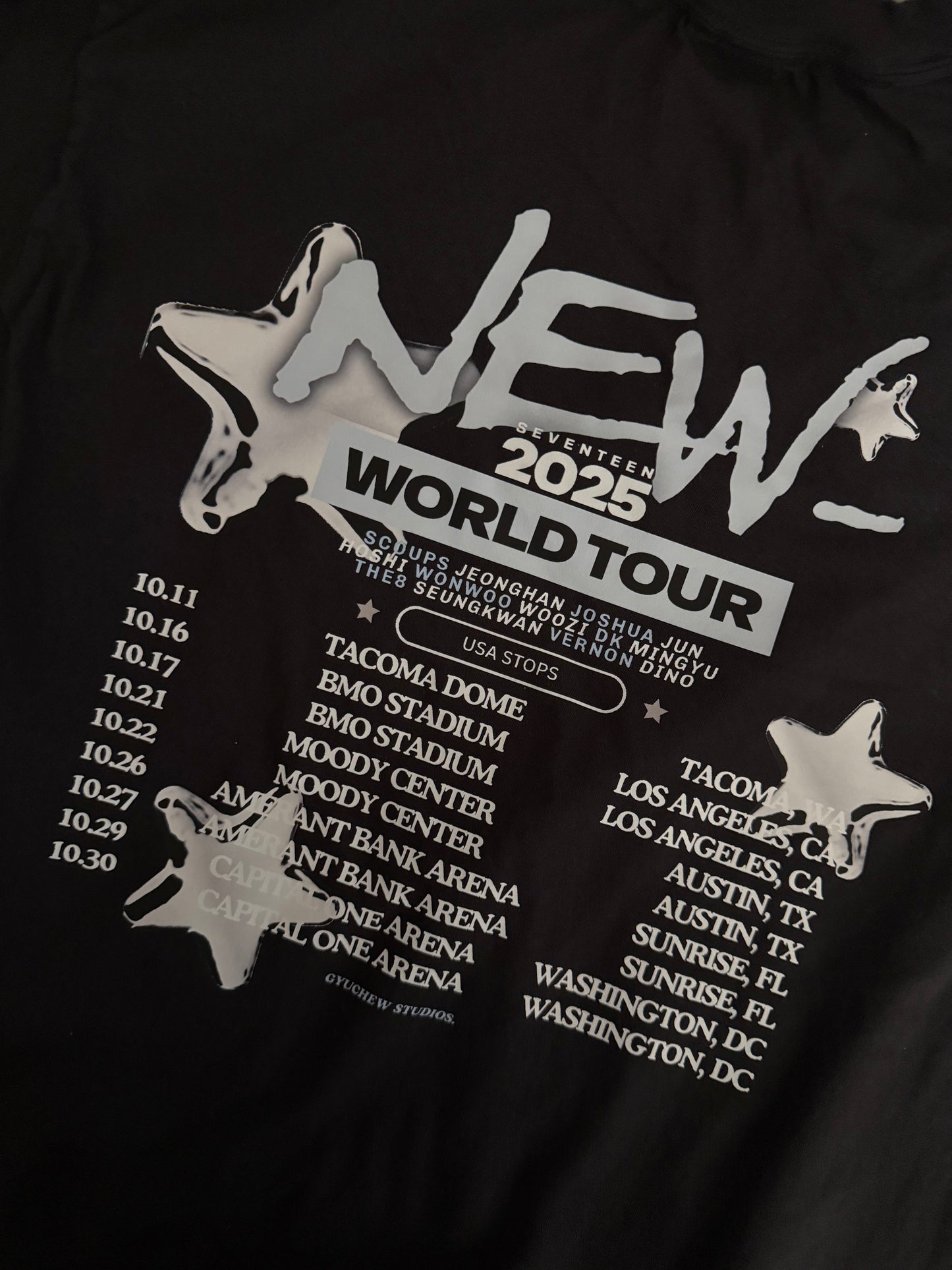 [PREORDER] NEW_ 2025 SVT WORLD TOUR T-shirt
