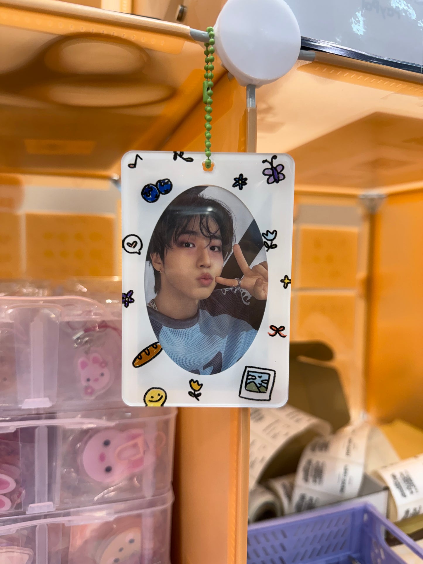 take a break! acrylic photocard holder