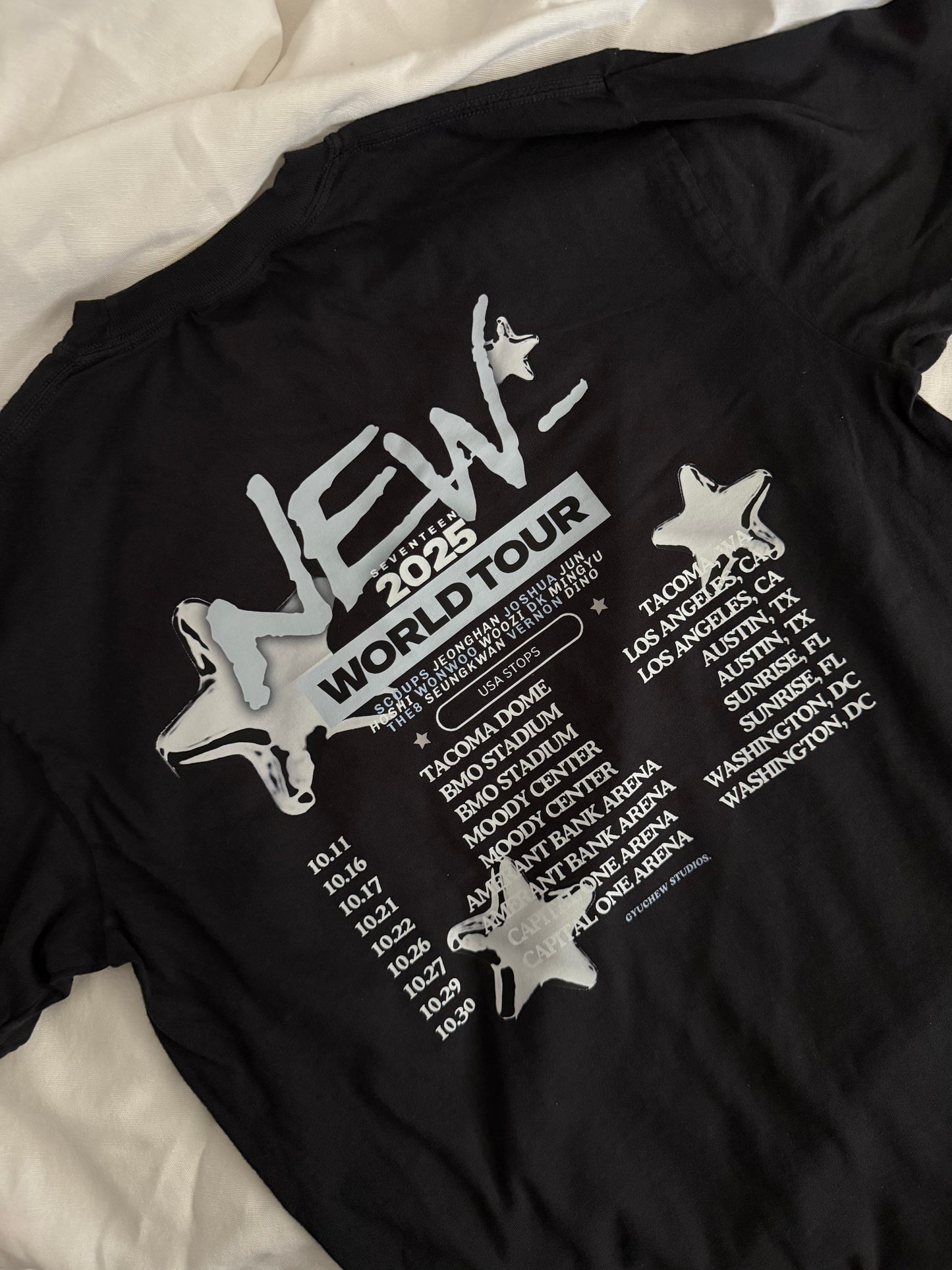 [PREORDER] NEW_ 2025 SVT WORLD TOUR T-shirt