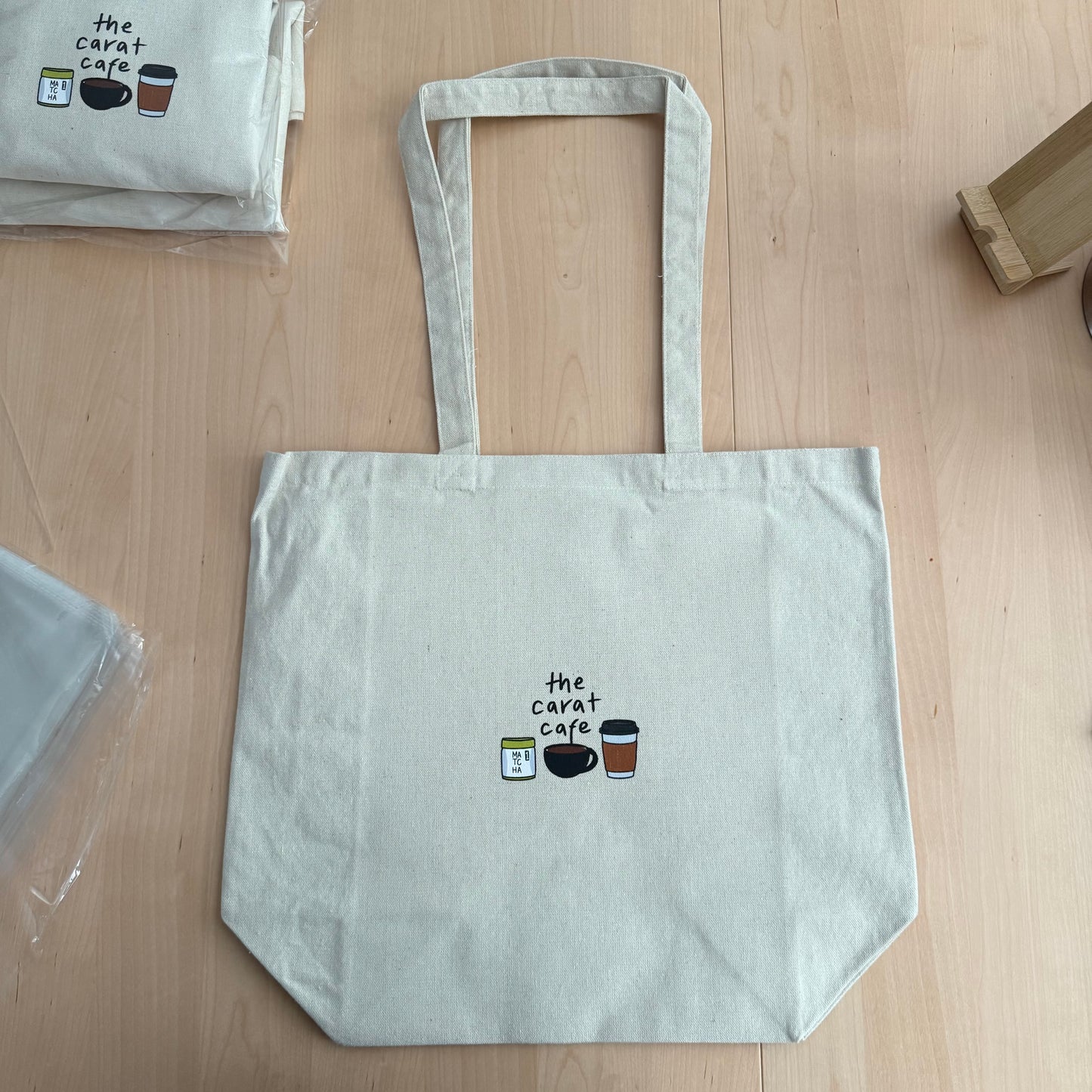 carat cafe tote bag