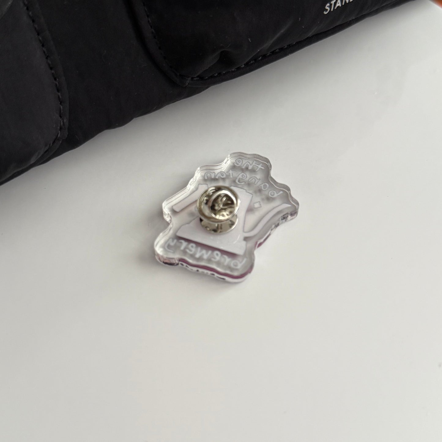 the bangtan brewery acrylic pins