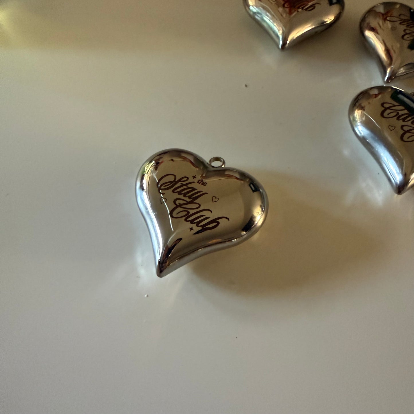 the stay club stainless steel keychain