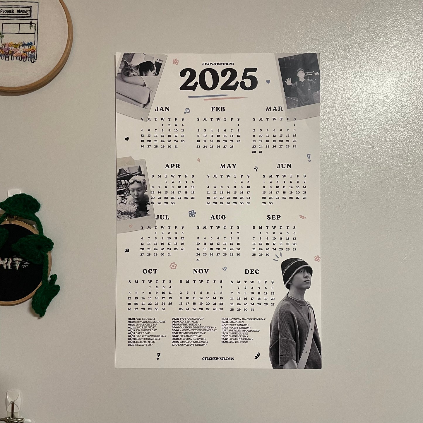 2025 SVT poster calendar