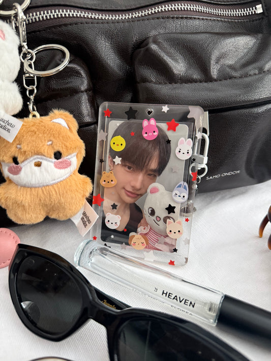 pocketzoo acrylic photocard holder