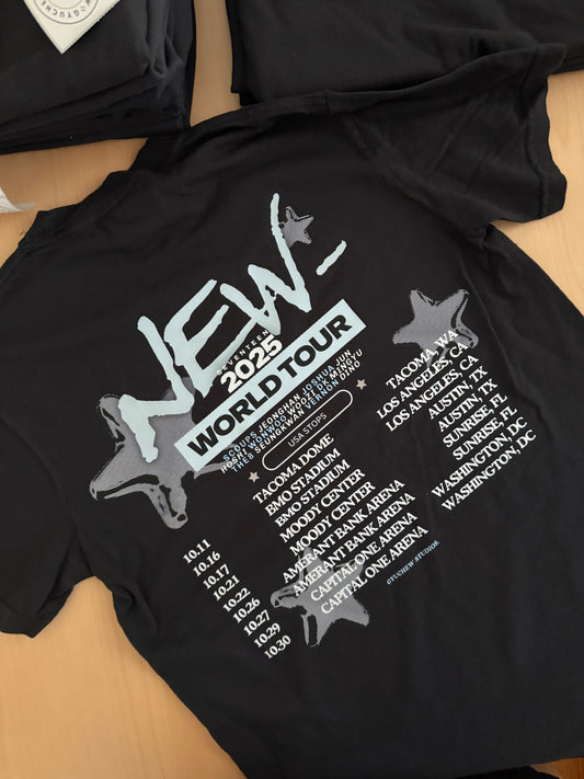 NEW_ 2025 SVT WORLD TOUR T-shirt (B-GRADES ONLY)