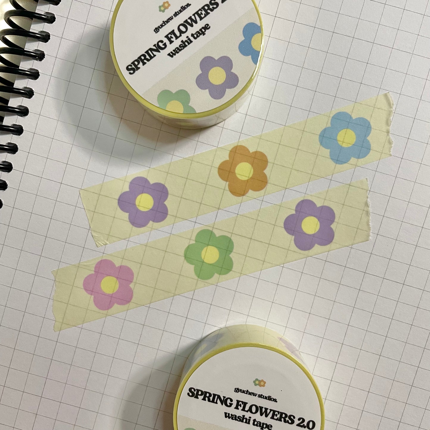 spring flowers 2.0 washi tape (b-grades)