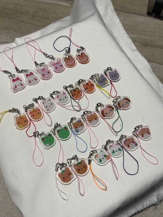 pocketeen (seventeen) phone charms