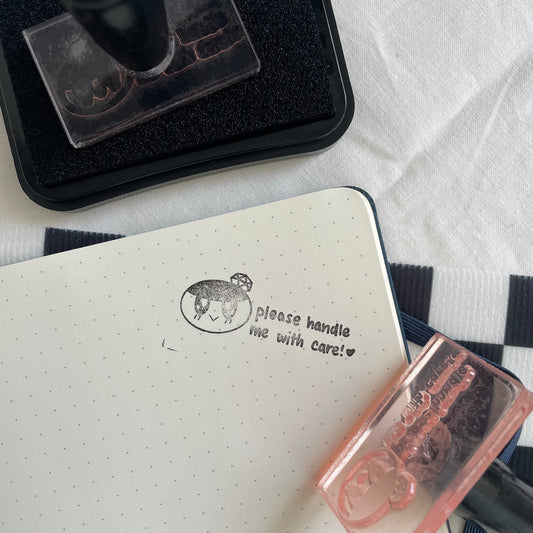 bongbongie handle me with care acrylic stamp