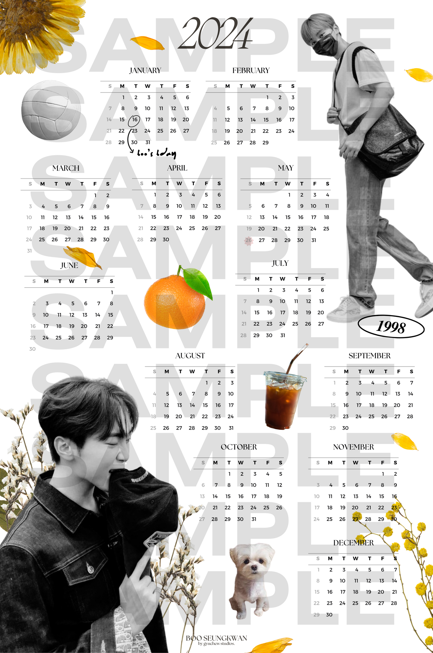 [DIGITAL VERSION] 2024 poster calendar