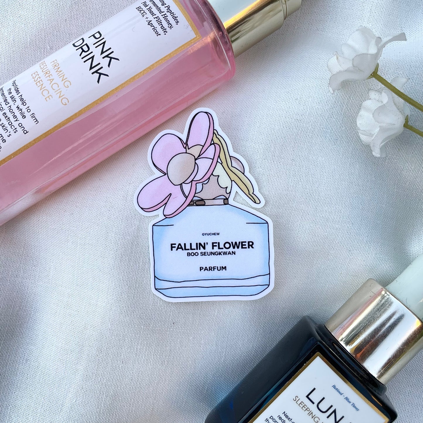 fallin flower by seungkwan parfum sticker - fragrance collection