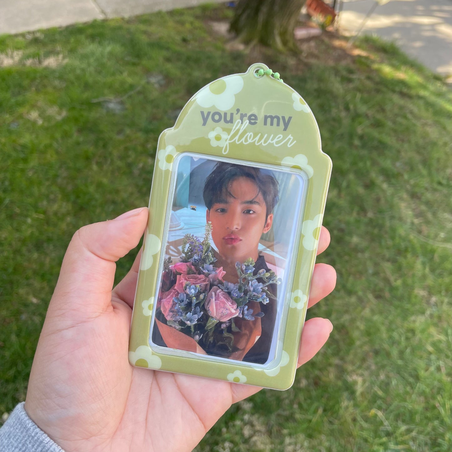 you're my flower pvc photocard holder